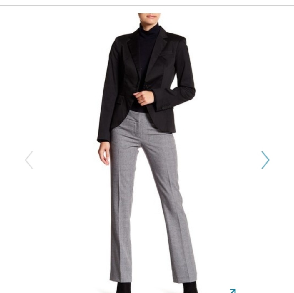24 W- Gray, Straight leg, Dress Pant